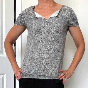 Banana Republic Leopard Print Blouse Size 0